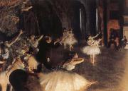 Germain Hilaire Edgard Degas The Rehearsal of the Ballet on Stage oil painting on canvas